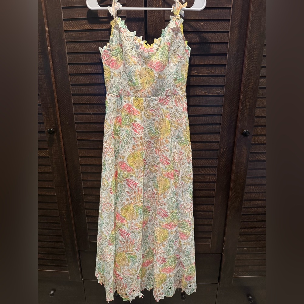 Floral Multicolor Midi Dress - Picture 4 of 5